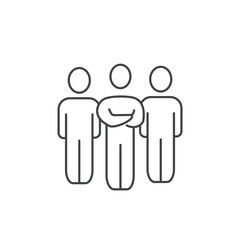 Team or group icons  symbol vector elements for infographic web