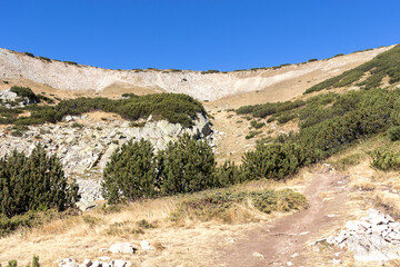 Autumn Landscape of Pirin Mountain near Polezhan Peak, Bulgaria