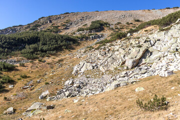 Autumn Landscape of Pirin Mountain near Polezhan Peak, Bulgaria