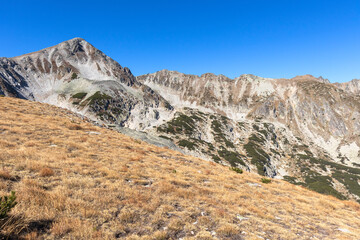 Autumn Landscape of Pirin Mountain near Polezhan Peak, Bulgaria