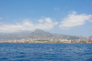 Coast of Tenerife from the sea