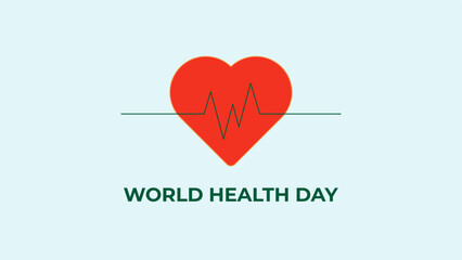 life sign heartbeat, healthy heart, vector beating heart. symbol of life