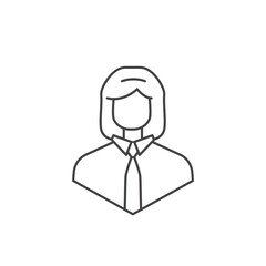 woman in business suit icons  symbol vector elements for infographic web