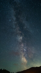 地平線から登る天の川