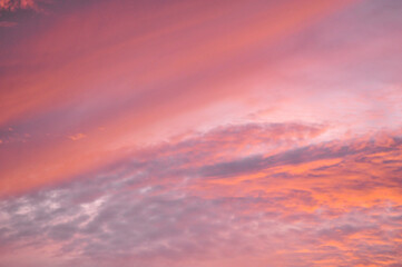 sunrise with beautiful twilight clound