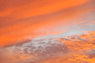 sunrise with beautiful twilight clound