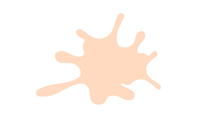 soft orange splash