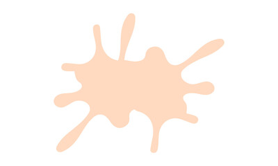 soft orange splash