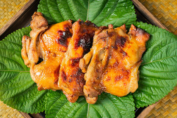 Japanese style, teriyaki chicken thigh