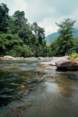 Fototapeta premium River at Sungai Kampar, Gopeng, Perak.