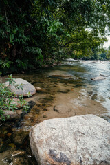 River at Sungai Kampar, Gopeng, Perak.
