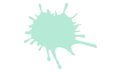 light blue splash