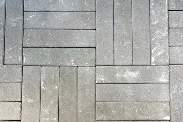 Outdoor stone tiles. Garden pavement