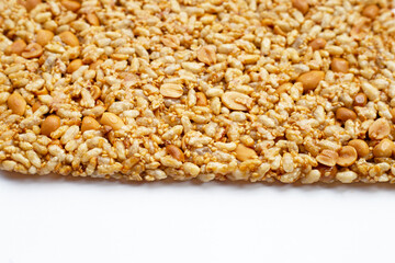Krayasart, Thai crispy rice, peanut and sesame cereal