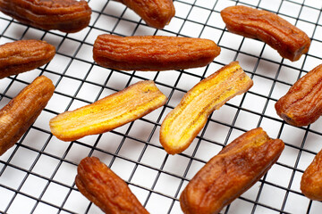 Sun dried bananas, Fruit snack