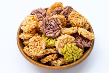 Thai sweet crispy rice cakes
