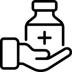 Obraz premium drug icon