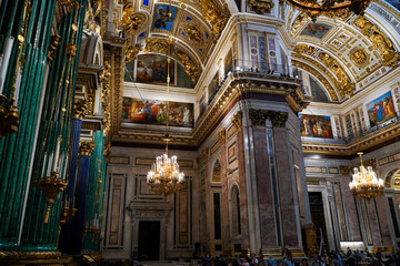 Obraz premium Museum-monument St. Isaac's Cathedral in St. Petersburg