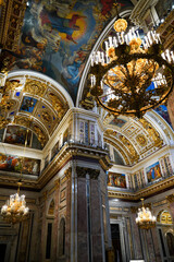 Fototapeta premium Museum-monument St. Isaac's Cathedral in St. Petersburg