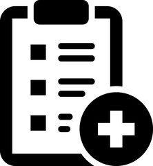 Obraz premium medical report icon