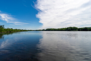 lake and sky