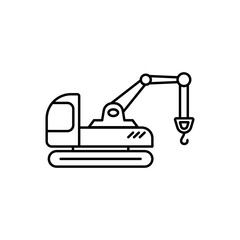 crane truck icon