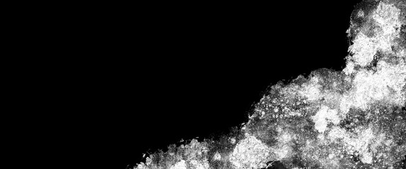 Fototapeta premium Abstract modern white black background. Watercolor illustration.