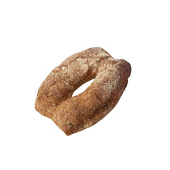 Ciabatta Bread cutout, Png file.