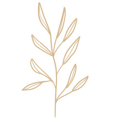 florals and leaves decoration