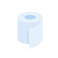 tissue paper vector. Roll toilet paper for cleaning