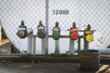 Industrial fuel, gas and oil valves