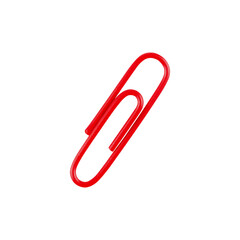 Red paperclip.