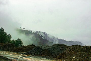landscape with clouds