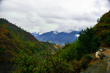 landscape with clouds