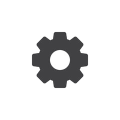 Setting gear vector icon