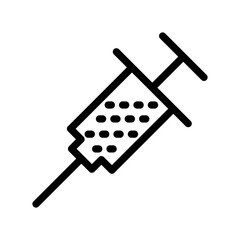 Syringe icon template