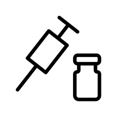 Syringe icon template