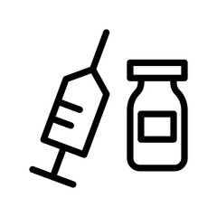 Syringe icon template