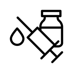 Syringe icon template