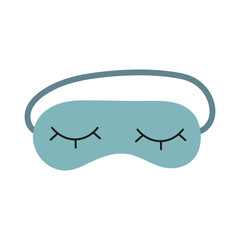 Sleep mask for eyes. Night accessory to sleep