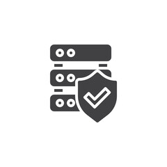Data security vector icon
