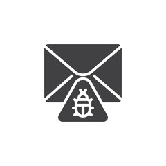 Spam email vector icon