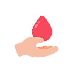 blood donation vector The concept of blood needs to save the patient's life.