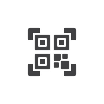 QR code access vector icon