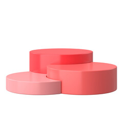 Product display. Display stand. 3D element.