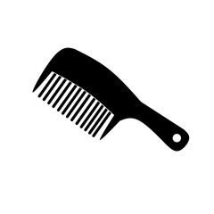 hair comb icon with trendy design