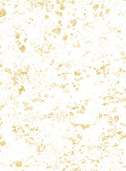 Fototapeta na wymiar Golden paint scratch, splatter, grain. Gold stain texture. Isolated png illustration, transparent background. Asset for overlay, montage, collage, pattern, mark making, greeting, invitation card.