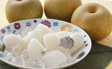 幸水梨　スタジオ撮影