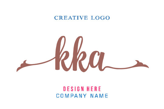 KKA lettering, perfect for company logos, offices, campuses, schools, religious education