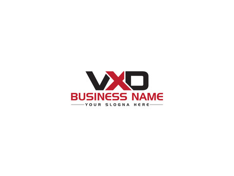 Simple VXD v x d Logo Letter Vector Icon Design For Your Modern Business